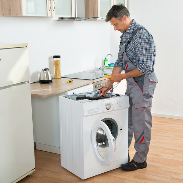 can you walk me through the steps of troubleshooting my washer issue in Spring Glen NY